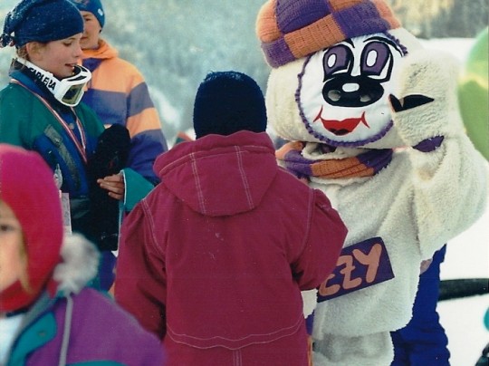Fuzzy our Skischool mascot