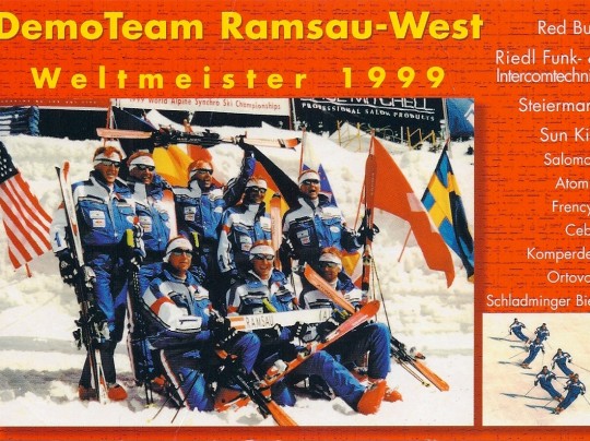 Demo Team Ramsau West Weltmeister 1999